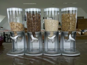 4 - Cereais (granola, aveia, sucrilhos, sucrilhos com chocolate)